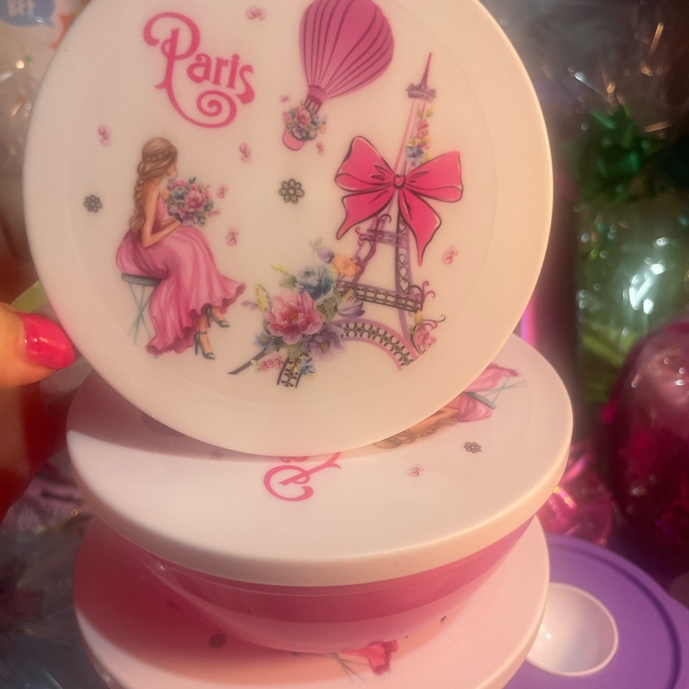 Paris Themed Decorative 3pc set bowls